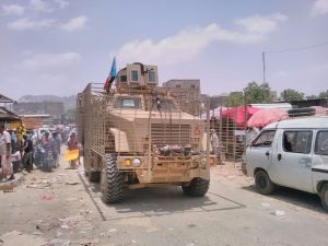 6 قتلى من جنود الحزام الأمني جراء استهداف طقم للحزام الأمني بأبين أثناء انسحاب كتيبة من العين باتجاه عدن