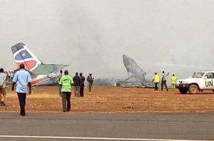 تحطم طائرة ركاب تابعة لجنوب السودان عل متنها 40 راكبا