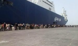 وصول 400 مقاتل أجنبي إلى ميناء عدن قادمين من سوريا