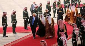 وصول ترامب إلى العاصمة السعودية الرياض