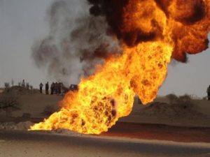 شبوة: مجهولون يفجّرون أنبوب النفط الخام في خمر