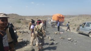 خلاف مالي بين قيادات عسكرية يتسبب بقطع الطرقات في الضالع