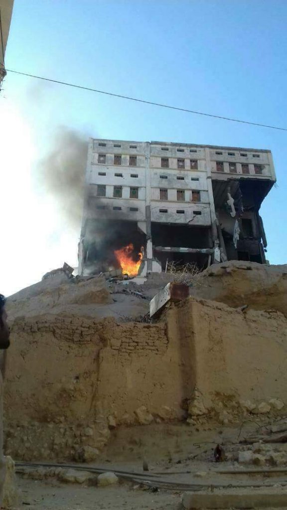 قوات مواليه للإمارات تفجر منزلاً في شبوة بعد إقتحامة