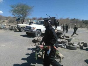 إنقلاب عسكري في الضالع وقطع الطرقات في مريس 