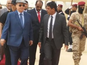 هادي يسلم المهرة للسعودية على بساط أحمر .