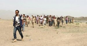 المئات من مقاتلي الضالع يتخلون عن الإمارات ويغادرون جبهات الشمال .