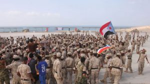 عدن : قوات هادي ترد على تهديدات الإنتقالي الجنوبي ببيان عسكري