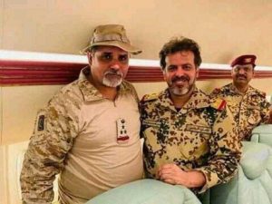 نجل هادي يتحدى بن بريك من المعاشيق وقوات ضخمه في أبين تستعد للدخول عدن