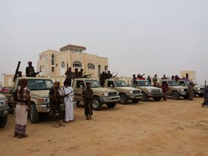 تعزيزات عسكرية سعودية تصل المهرة والقبائل تحتشد  بأكثر من 200 طقم عسكري