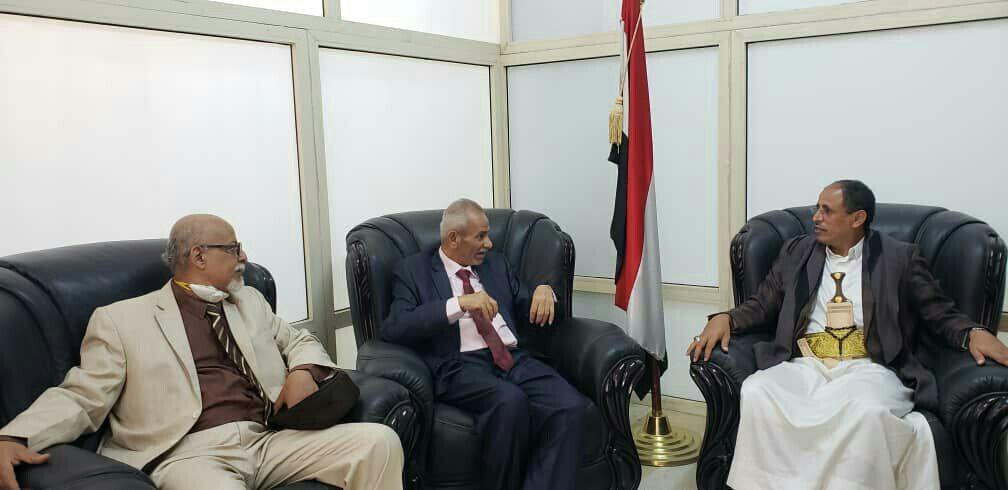 رئيس مجلس إدارة مؤسسة 14 اكتوبر الموالي للشرعية يصل صنعاء