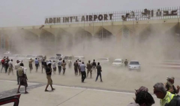 ارتفاع ضحايا تفجيرات مطار عدن ترتفع إلى 25 قتيلاً و110 جريح