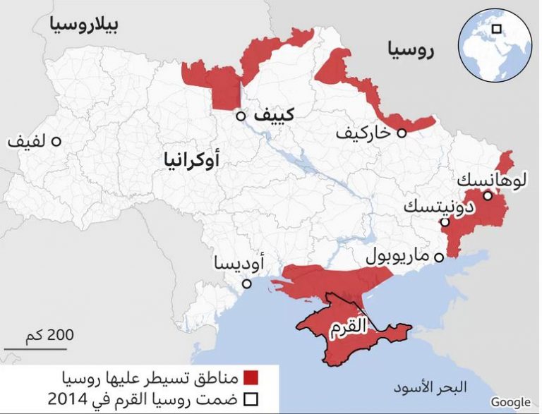 حجم الخسائر والتدمير في آخر مستجدات الحرب الروسية الأوكرانية (أرقام وخرائط)