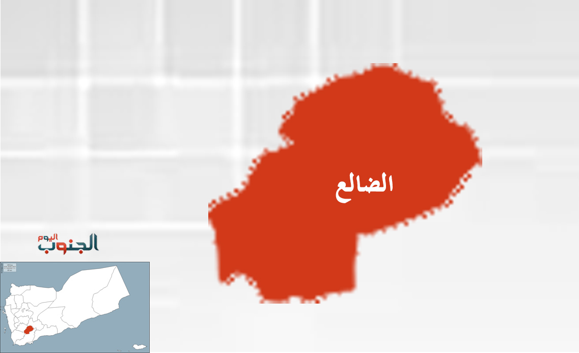 خريطة محافظة الضالع جنوب اليمن