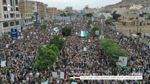 صنعاء تواصل مسيرات التضامن الشعبي مع غزة