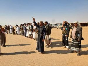شبوة .. هجوم مسلح يستهدف المعتصمين أمام حقل العقلة ووقوع إصابات