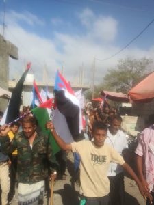 لحج.. الحراك الثوري بردفان ينظم مسيرة تضامنية مع غزة
