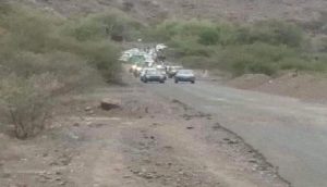 عناصر الانتقالي تُطلق النار على المسافرين ولجنة الوساطة أثناء فتح طريق صنعاء ـ الضالع ـ عدن
