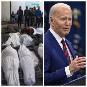 بايدن يتجاهل مجزرة النصيرات “210 شهيداً و400″مصاب ويبارك تحرير 4 من جنود الاحتلال