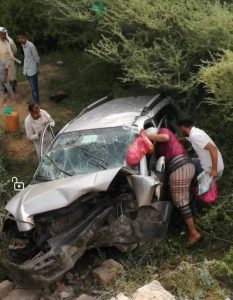 مصرع قائد عسكري في الانتقالي ومرافقه بحادث مروري في الضالع