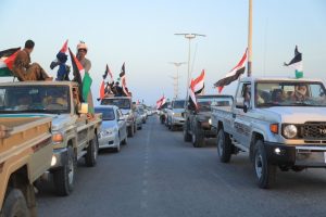 أبناء المهرة يحتفلون بانتصار غزة